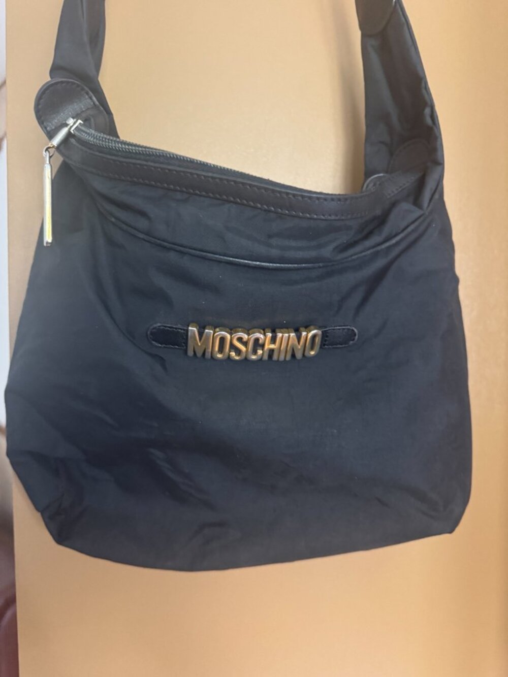 Vintage Moschino Redwall Made in Italy Nylon Shoulder Bag